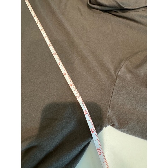 Comfy USA Turtleneck T-Shirt‎ Dress Grey/Brown Size Medium - Picture 6 of 6
